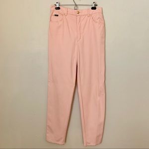 Escada straight leg pink jeans size 42